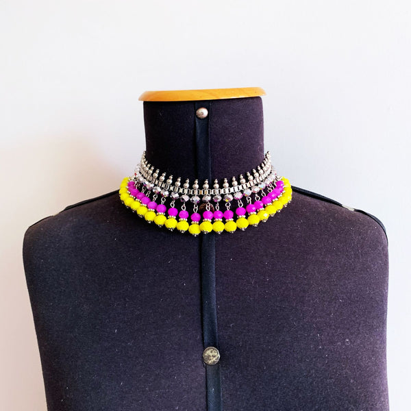 Maxi Colar Margaret Amarelo