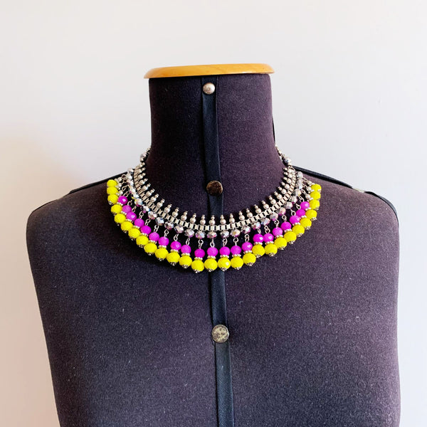 Maxi Colar Margaret Amarelo