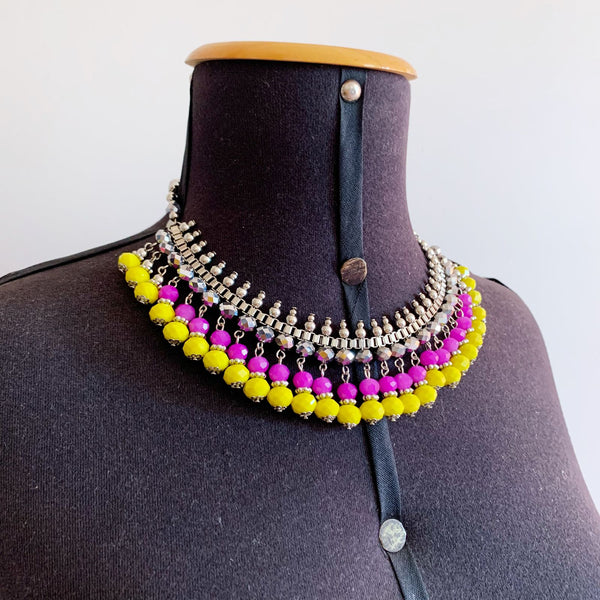 Maxi Colar Margaret Amarelo